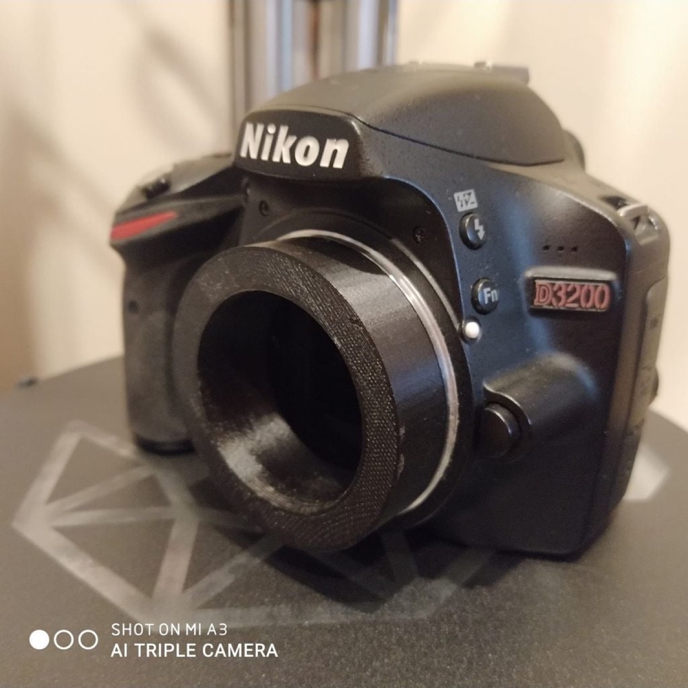 Nikon F-Mount - T2 Dişli Teleskop Adaptör Halkası (M42×0,75)