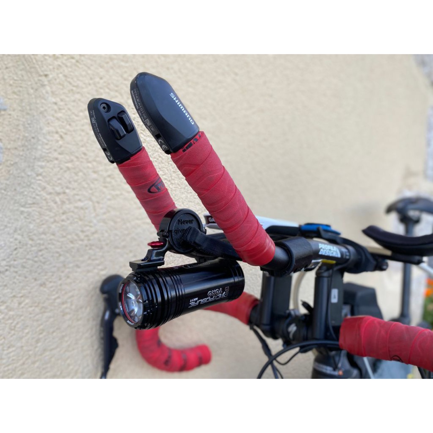 Bisiklet Aerobar Far Tutucusu