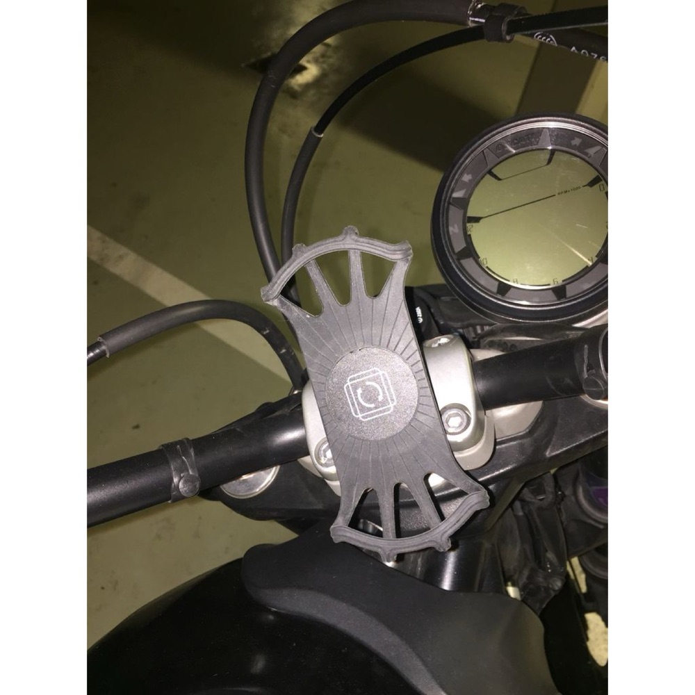 Phone holder motorcycle handlebar mount görsel 2