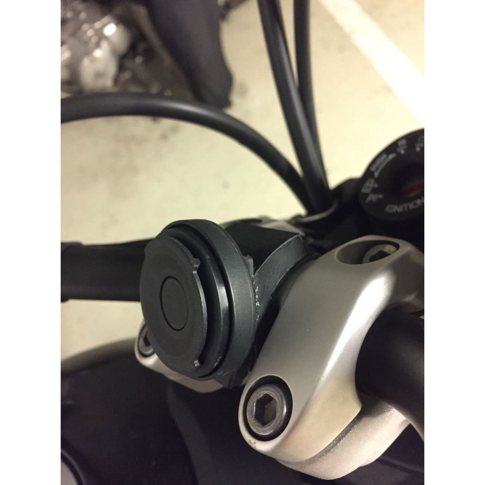 Phone holder motorcycle handlebar mount görsel 3