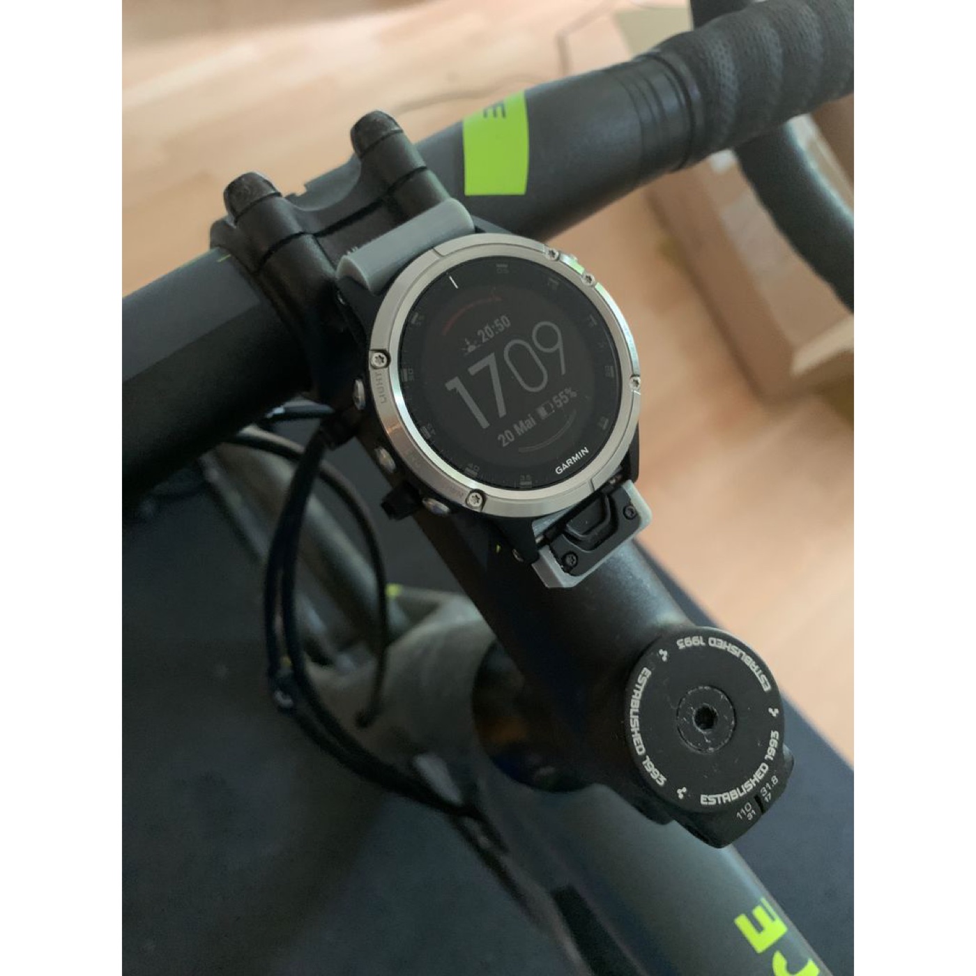 Bisiklet Akıllı Saat Tutucusu (Garmin Fenix 5 Uyumlu)