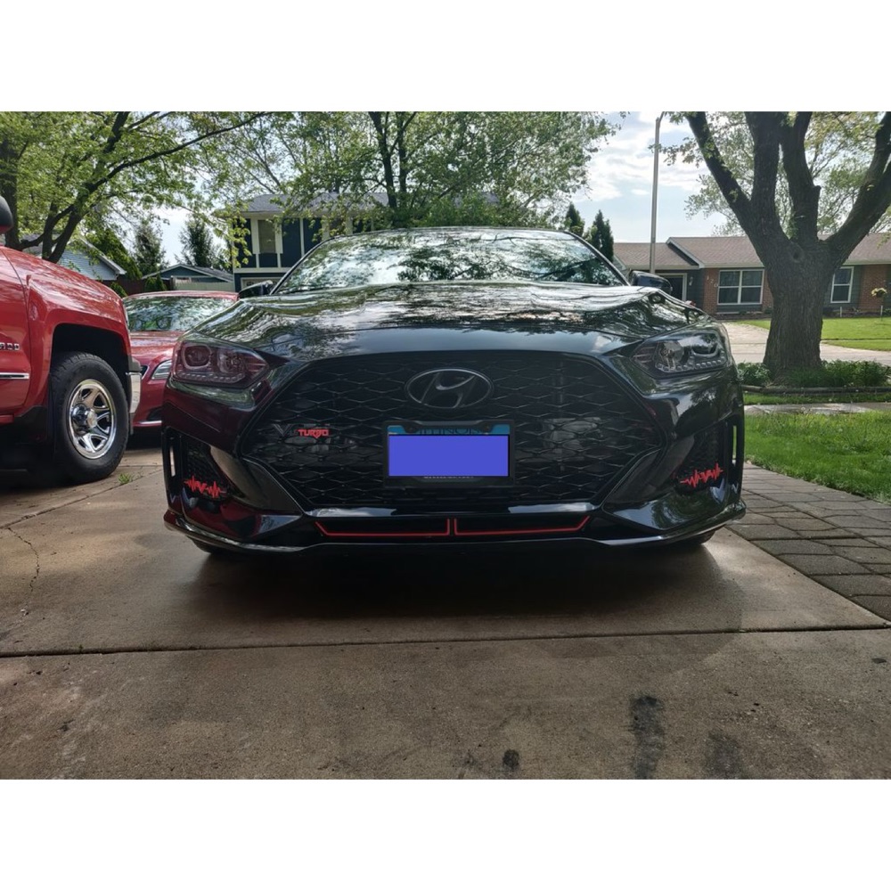 Hyundai Veloster Gen2 Ön Havalandırma Krom Kapatma görsel 2