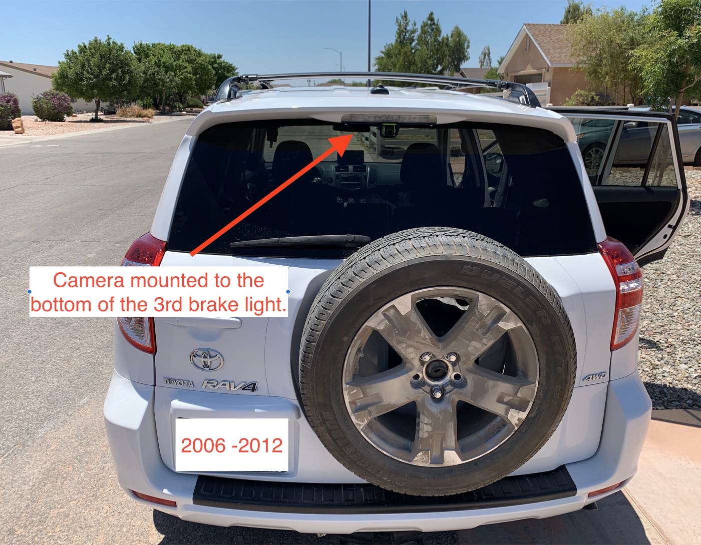 Geri Görüş Kamerası Braketi (Toyota RAV4 2006-2012) görsel 2