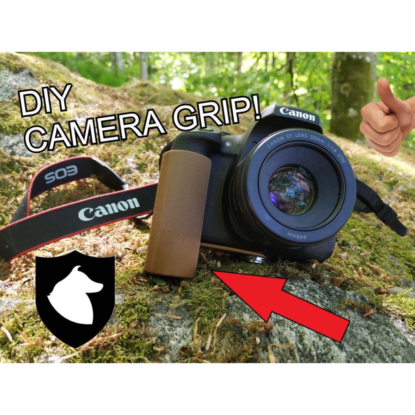 Canon EOS 750D için Geniş Kavrama Grip