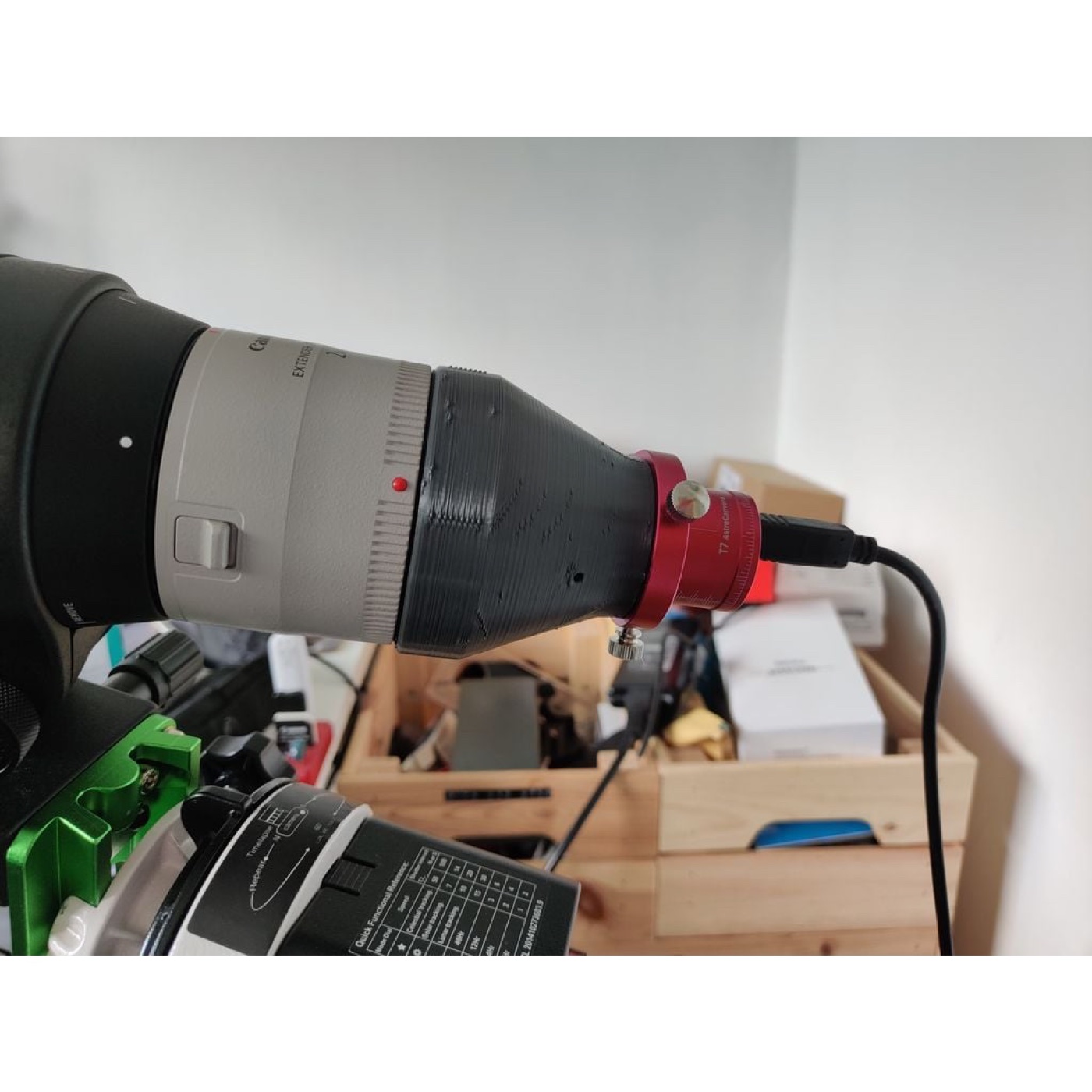 1.25 İnç Astro Kamerayı Canon EF Lense Bağlayan Adaptör