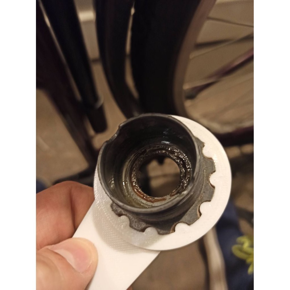 Bisiklet Krank Göbeği Sökme Aleti (38 mm, 12 Dişli)