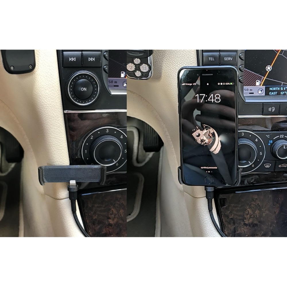 iPhone 6/7/8 Konsol Tutucu (Mercedes CLK)
