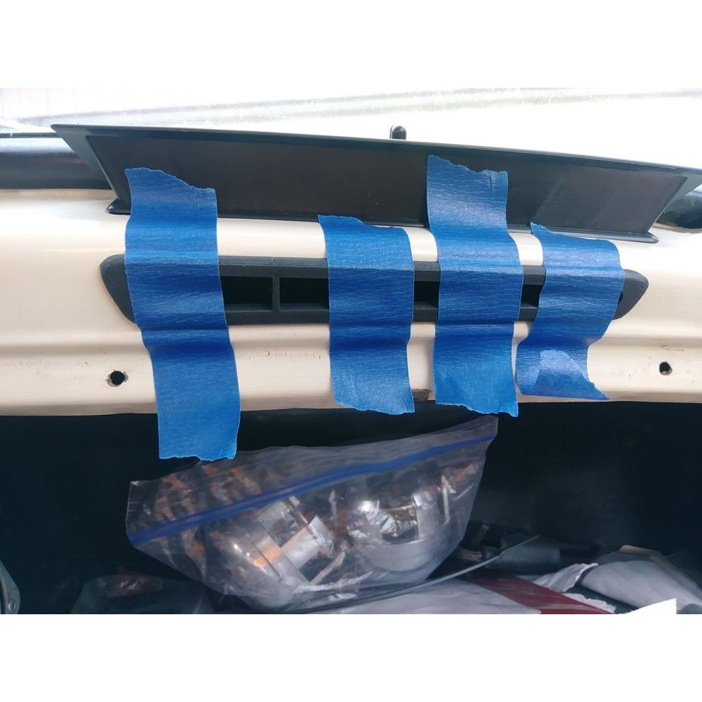 VW Beetle Ön Torpido Havalandırma Izgarası görsel 2