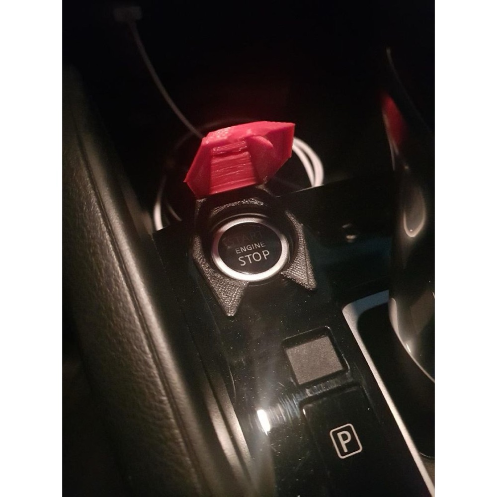 Nissan Kicks motor start düğmesi kapağı görsel 3