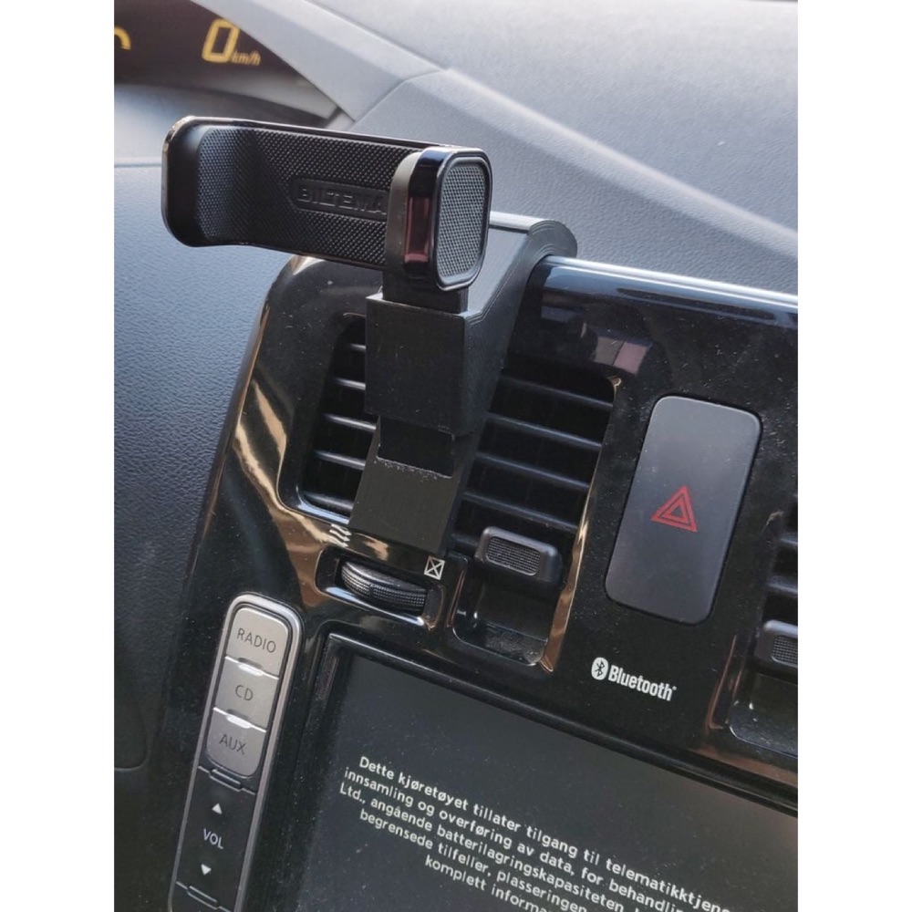 Nissan Leaf (2011-2018) evrensel telefon tutucu adaptörü görsel 2