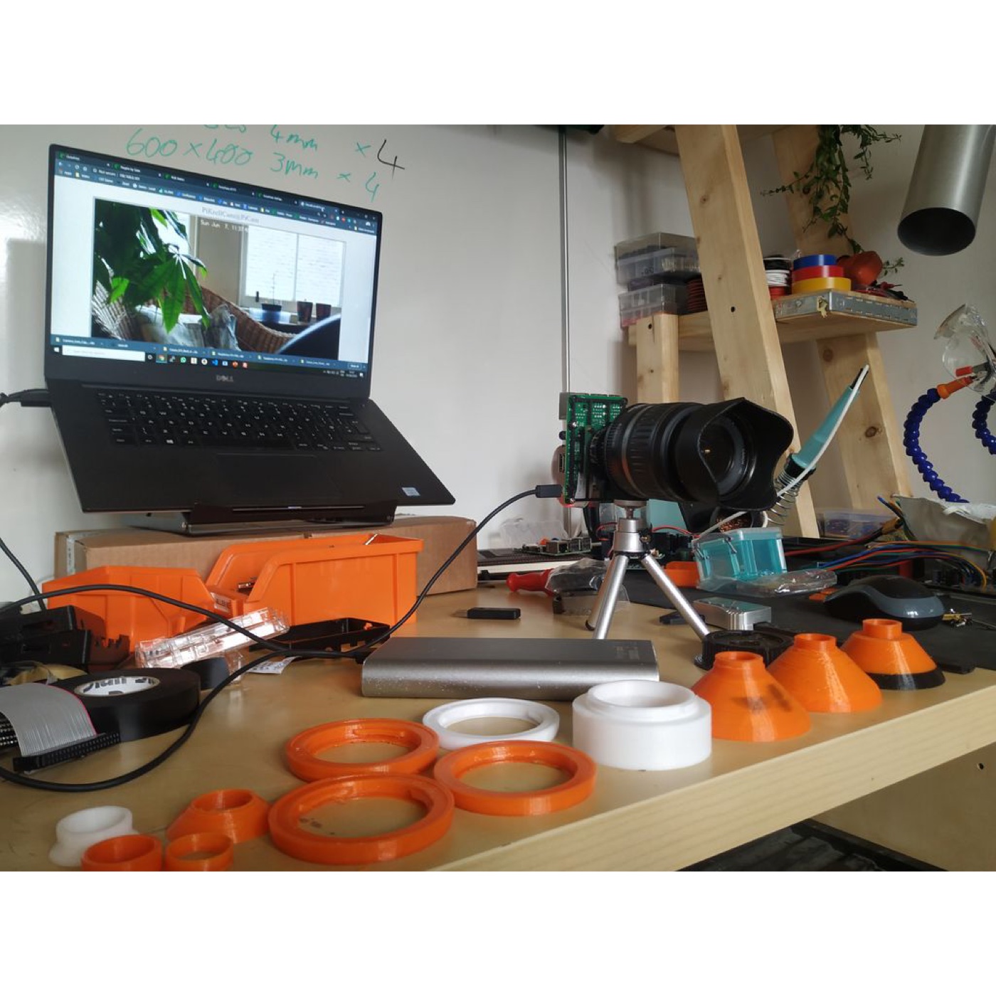 Raspberry Pi HQ Kamera Modülünü Canon EF Lenslere Bağlayan Adaptör görsel 4