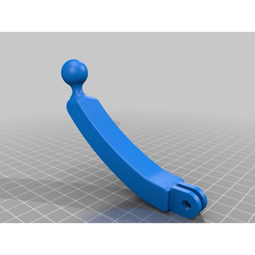 GoPro extension to 17mm ball (motorcycle mount) görsel 3