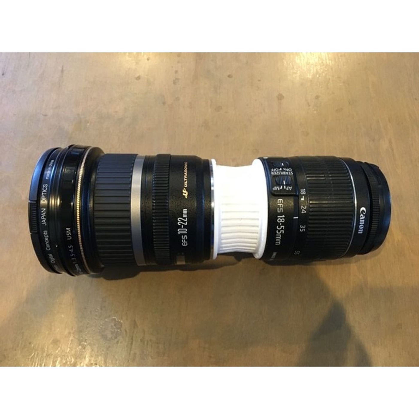 Canon Lensler için Çift Taraflı Bağlantı Kapağı