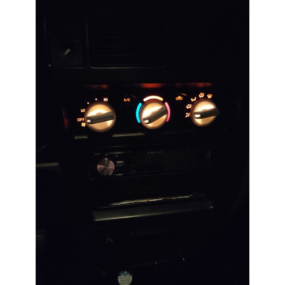Toyota Tacoma HVAC kontrol düğmesi seti görsel 2