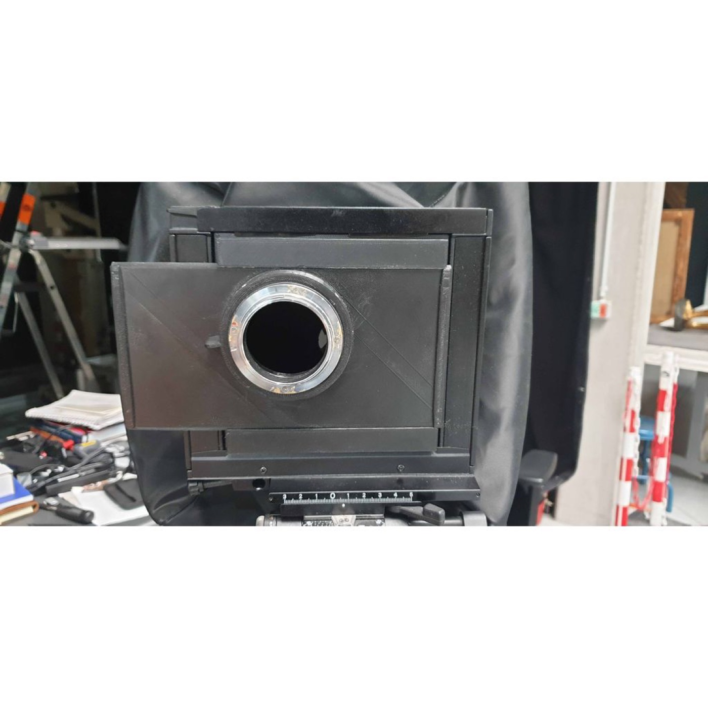Canon EOS DSLR - 4x5 Büyük Format Sinar Lens Mount Adaptörü görsel 3