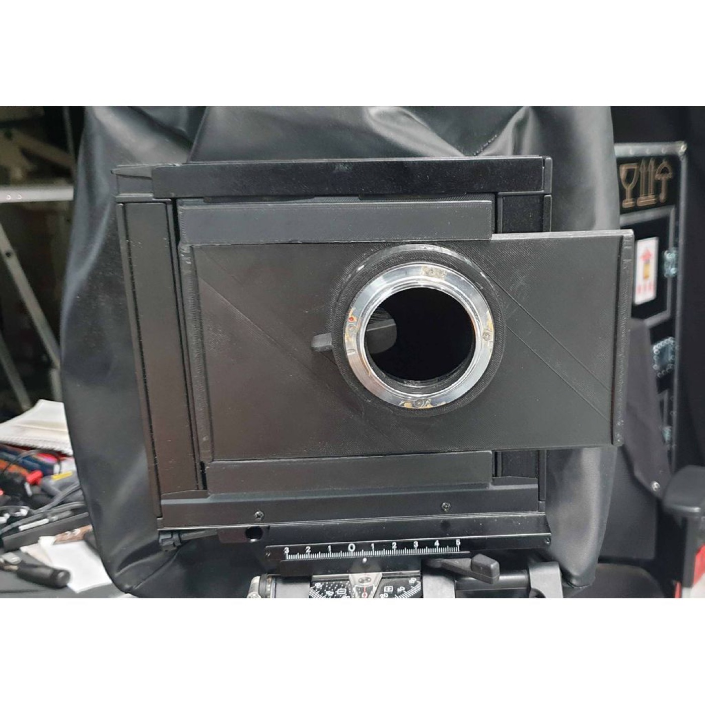 Canon EOS DSLR - 4x5 Büyük Format Sinar Lens Mount Adaptörü görsel 4