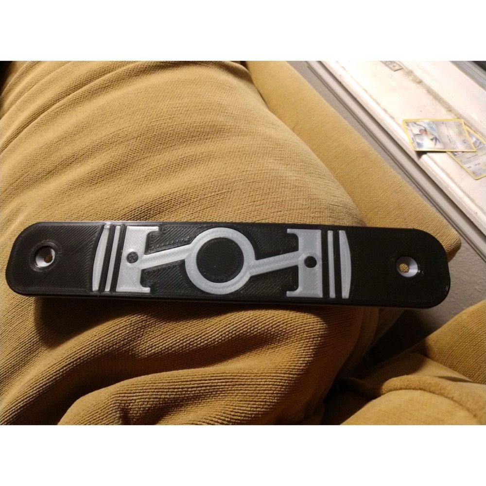 Boxer Motor Desenli Plaka Kapama Plakası