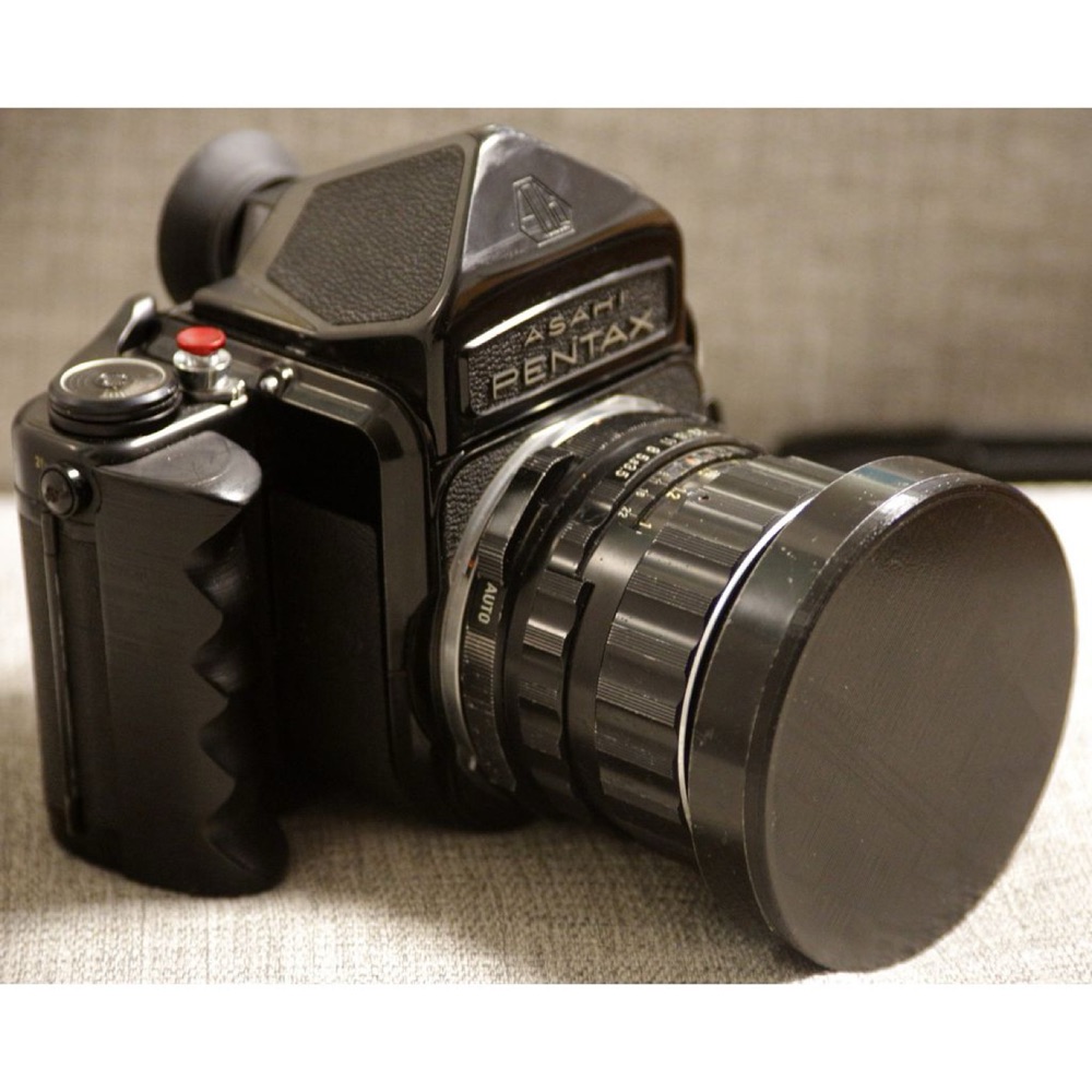 Pentax 6x7 SMC Takumar 55mm f/3.5 Ön Lens Kapağı (Hızlı Kilitli) görsel 1