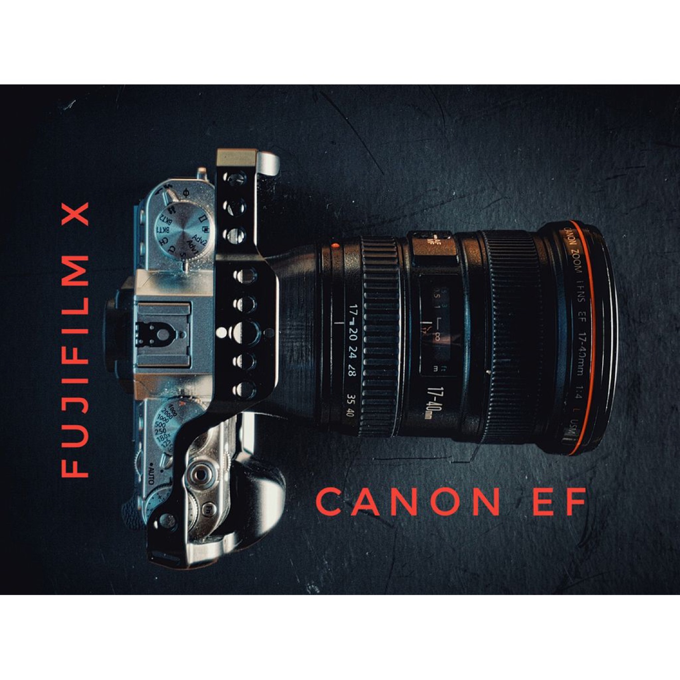 Canon EF Objektifini Fujifilm X Gövdeye Bağlama Adaptörü