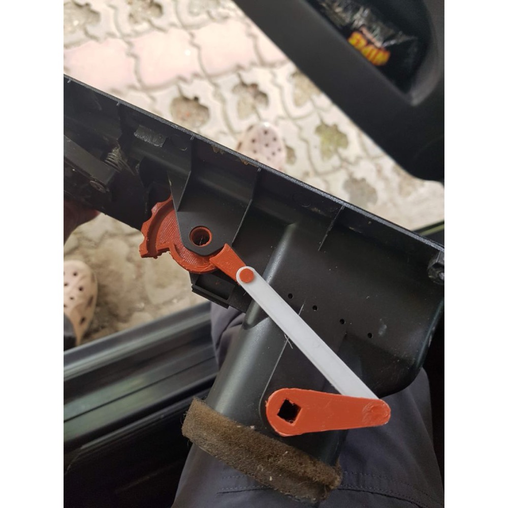 Havalandırma Kanadı Düğmesi ve Kolu (BMW E36 Uyumlu) görsel 4