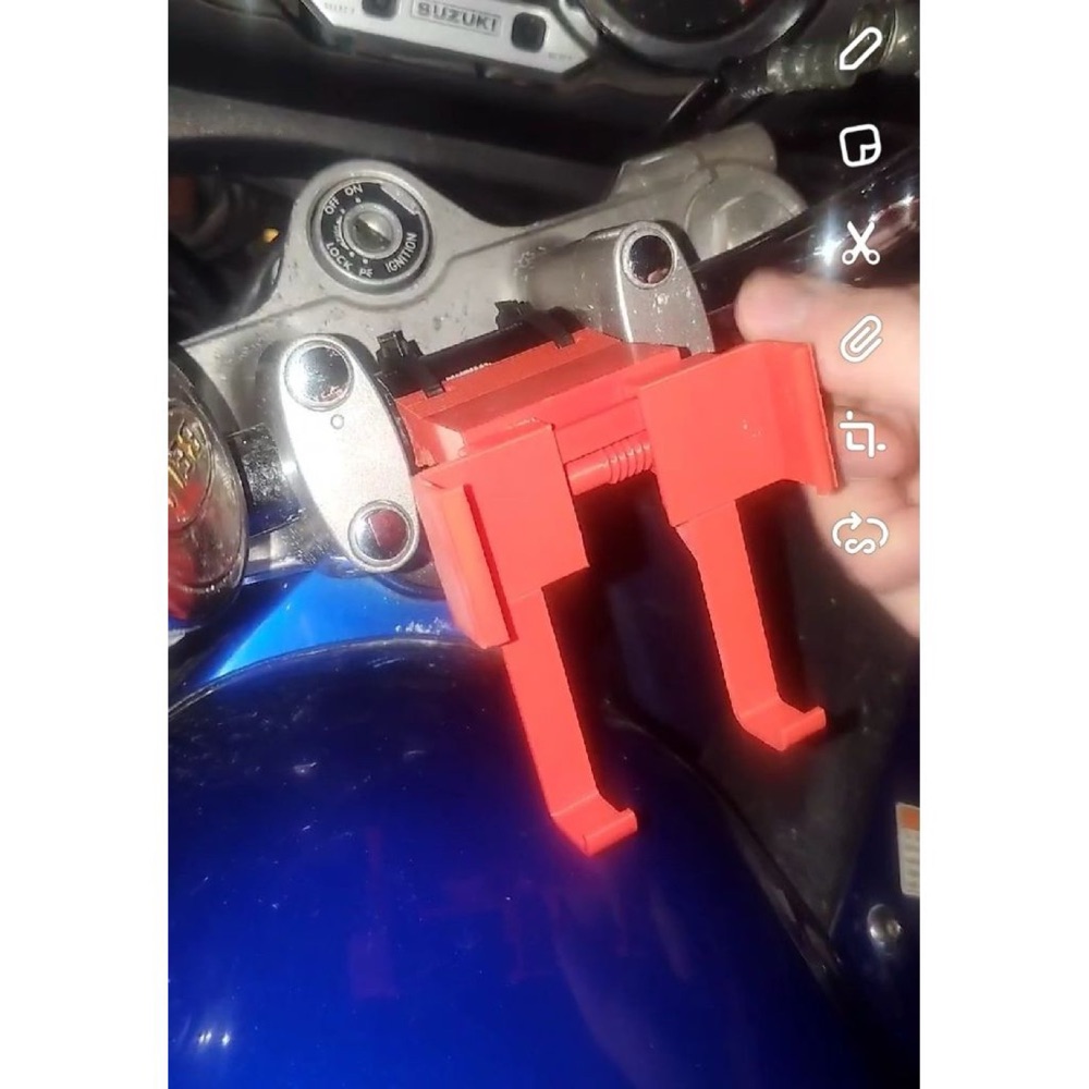 Handlebar base for universal phone mount görsel 3