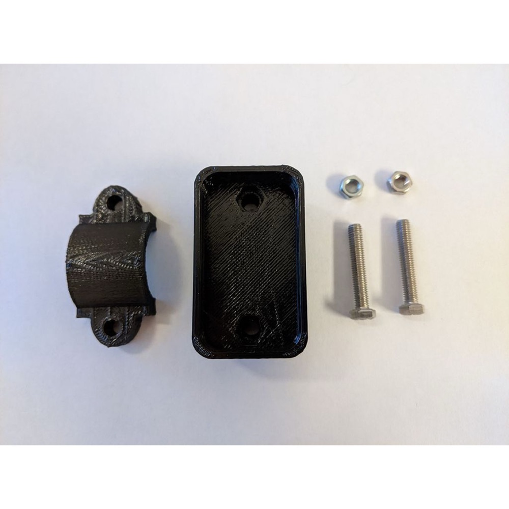 Remote holder for motorcycle handlebar (22mm) görsel 2