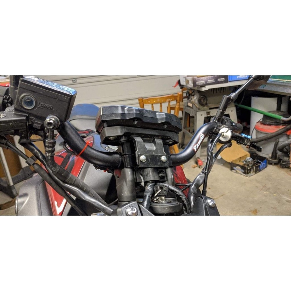 Yamaha MT-07 Gidon Yükseltici Gösterge Taşıma Braketi görsel 2
