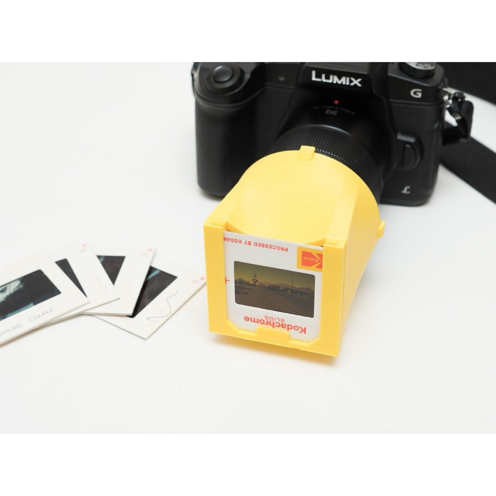 Panasonic Lumix 30mm Makro Lens için Slayt/Negatif Kopyalama Aparatı