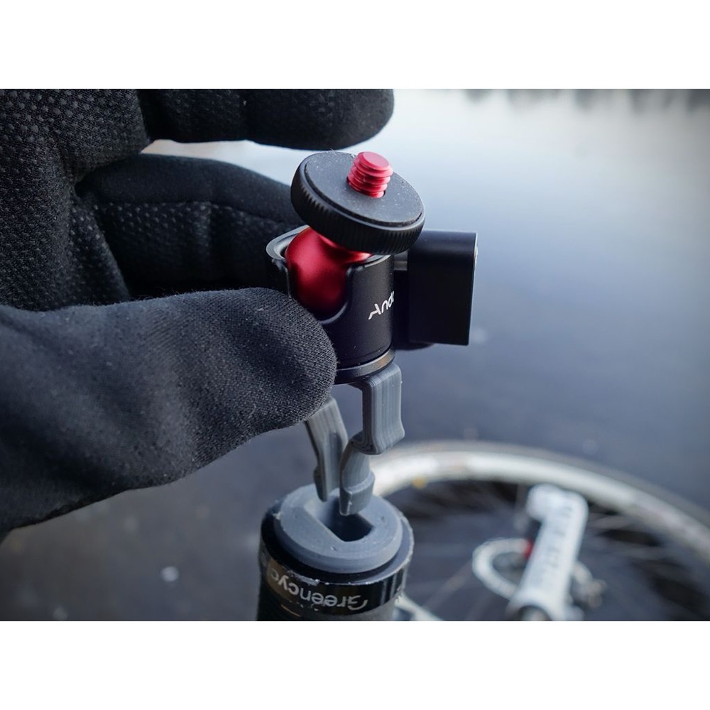 Bisiklet Gidon Ucu Tripod Adaptörü (1/4 İnç) görsel 2