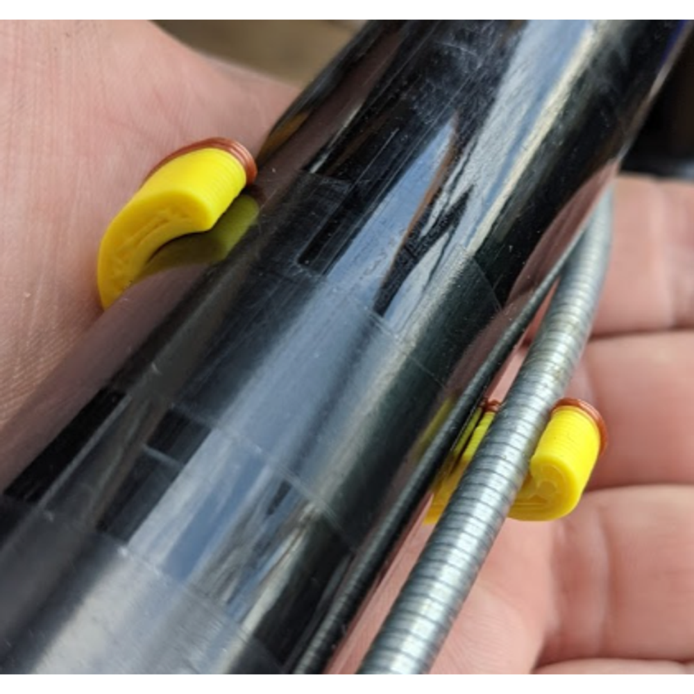 Bisiklet Kablo Tutucusu (30mm Boru, 5mm Kablo) görsel 2