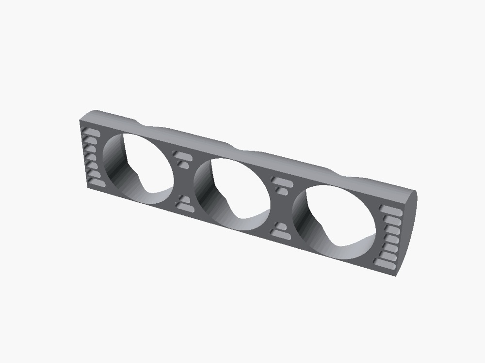 3'lü 52 mm Gösterge Podu (BMW E30 Uyumlu) görsel 2