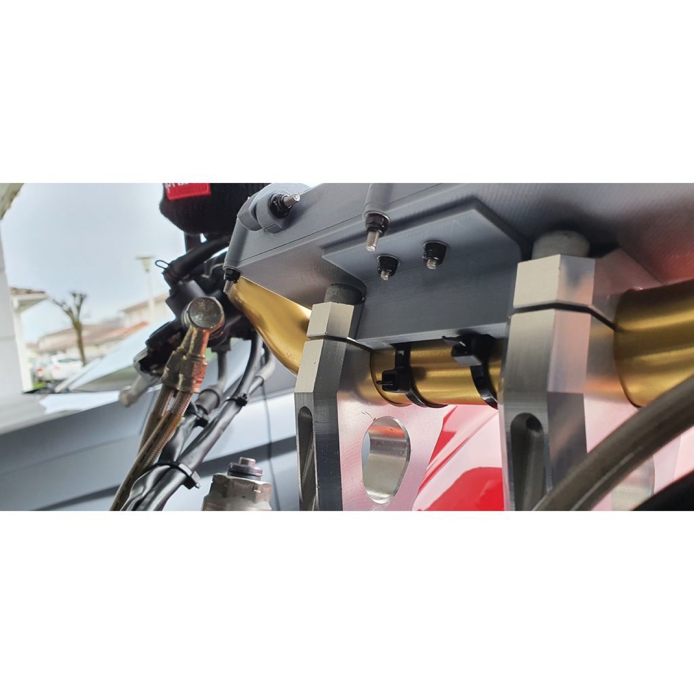 Aprilia RSV 1000 Tuono Telefon Tutucu görsel 4