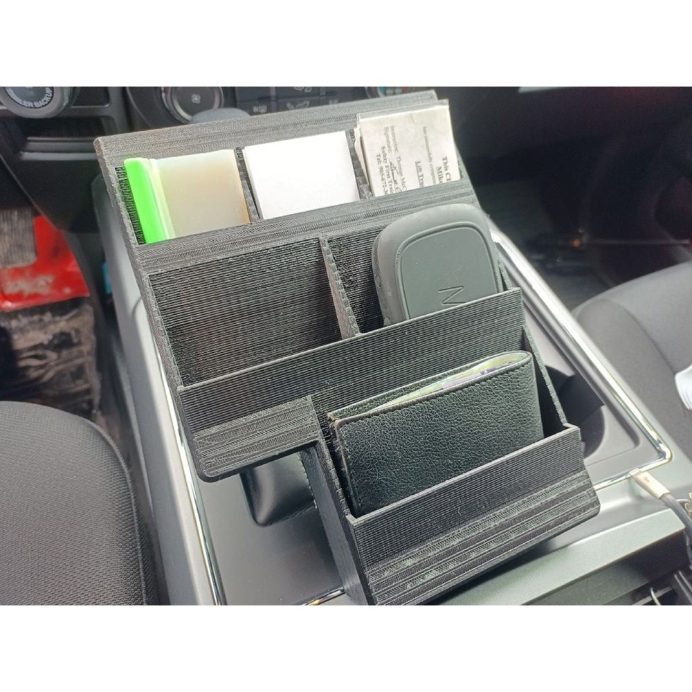 Ford F-150 Ön Konsol Organizer Tepsisi görsel 4