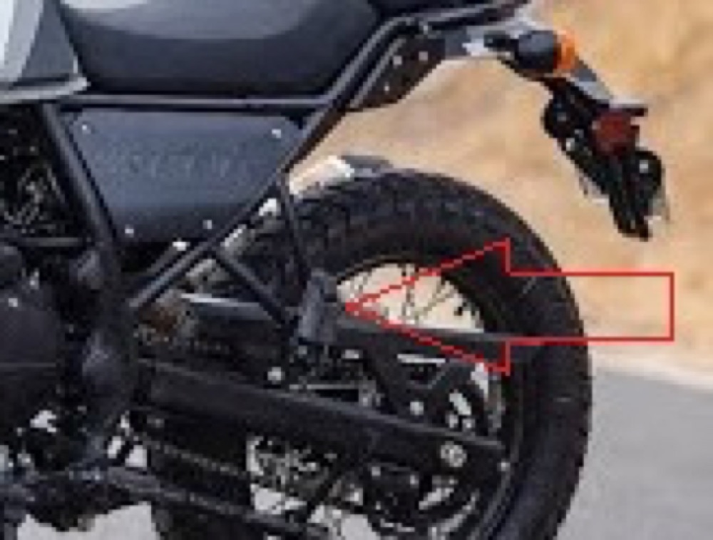 Royal Enfield Himalayan Yolcu Ayak Dayama Lastiği