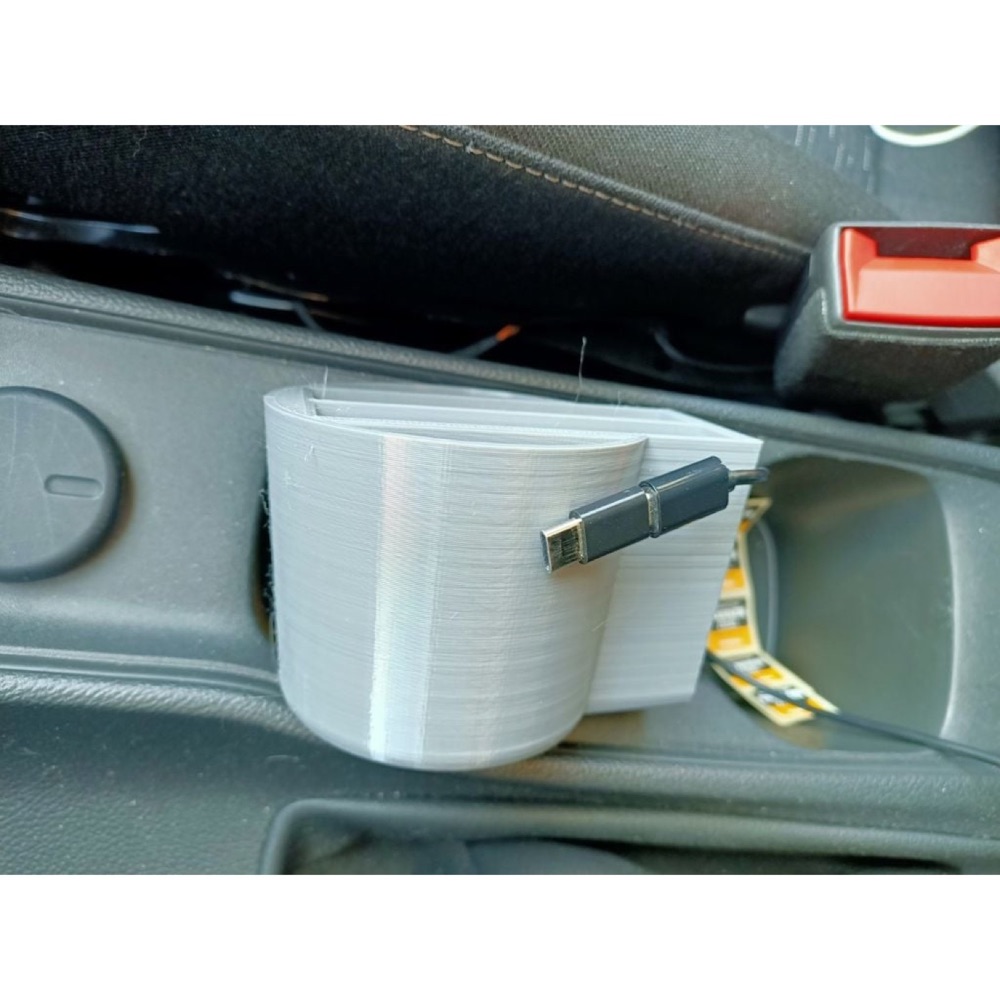 Opel Astra K Uyumlu Konsol İçi Telefon Tutucu — Kablo Kanallı Bardaklık Tipi görsel 2