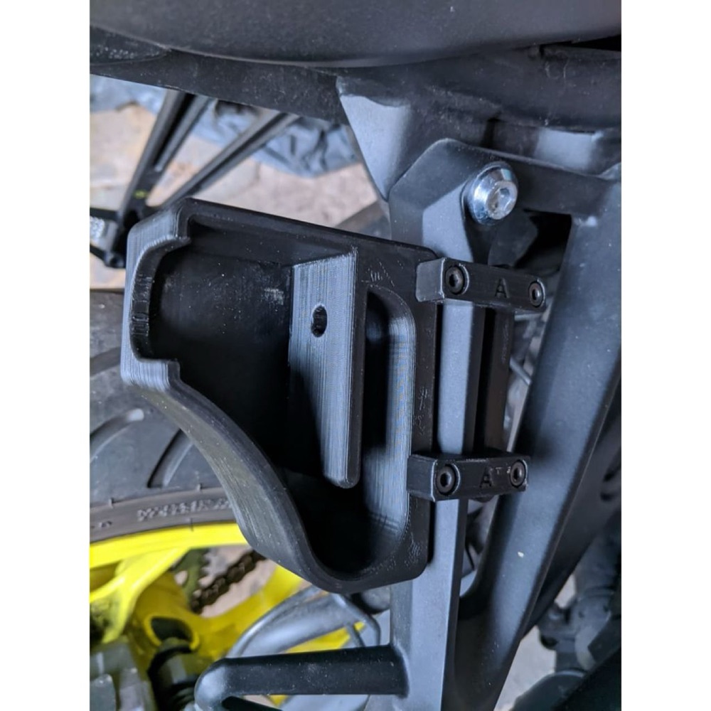 Yamaha MT-03 Yolcu Ayaklığına Disk Kilidi Saklama Kutusu görsel 4