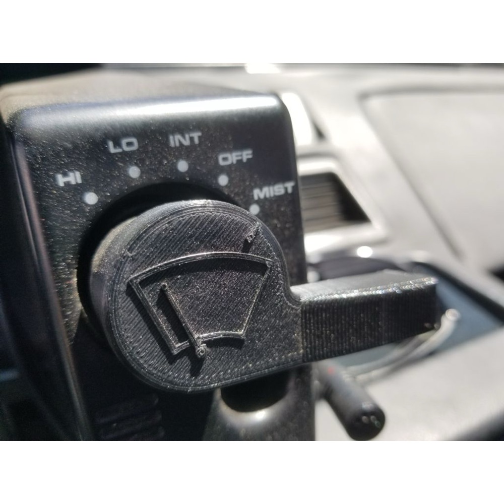 Toyota MR2 AW11 Silecek ve Far Kumanda Düğmeleri görsel 3