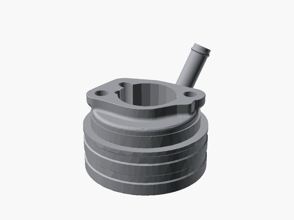 Honda GX200 Hava Filtresi Adaptörü (Nefeslik Borulu) görsel 3