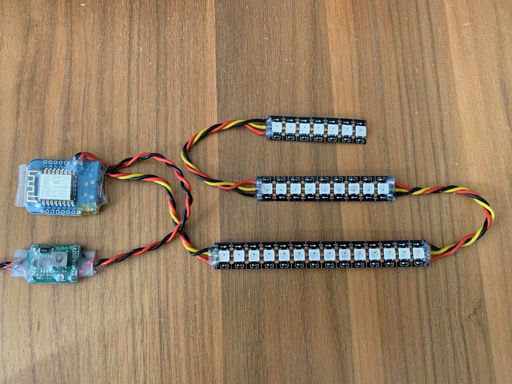 Vespa GTS300 HPE Kaskad LED Montajı görsel 3