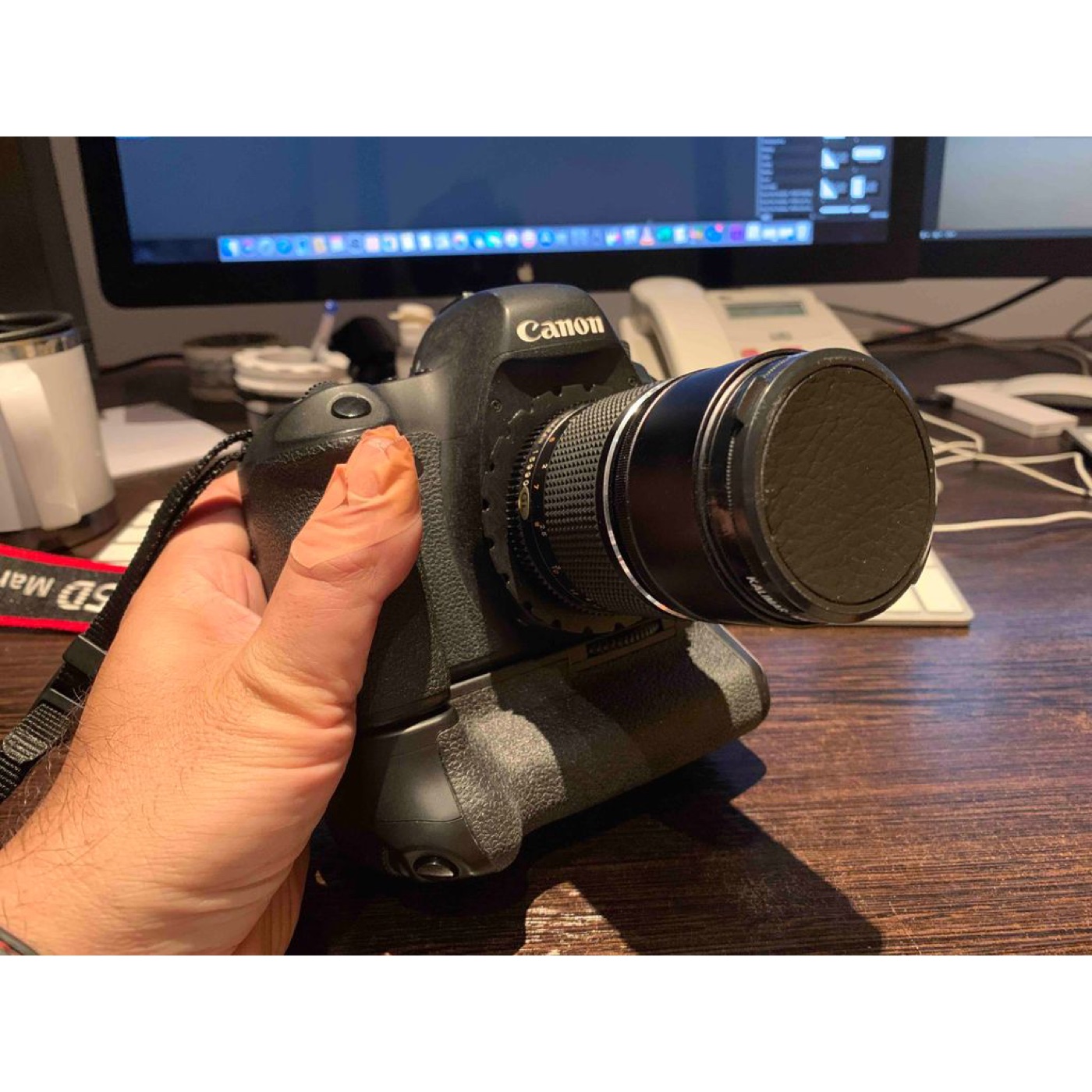 Mamiya Sekor CS Lensleri Canon EF Gövdelere Bağlayan Adaptör görsel 2