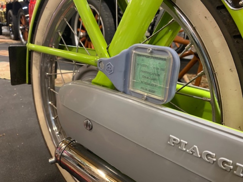 Piaggio Ciao Sigorta Plakası Tutucu