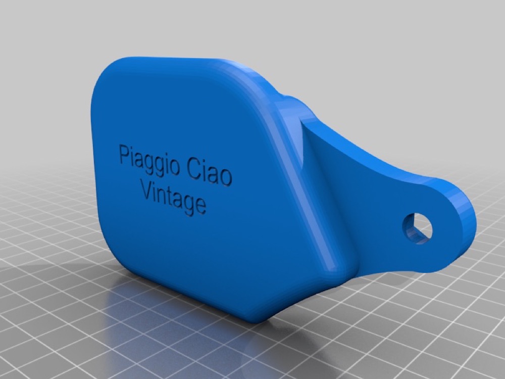 Piaggio Ciao Sigorta Plakası Tutucu görsel 2