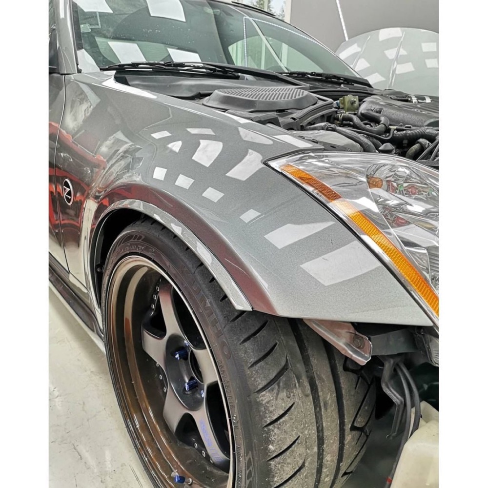 Nissan 350Z 380RS tarzı çamurluk genişletme parçası (sağ)