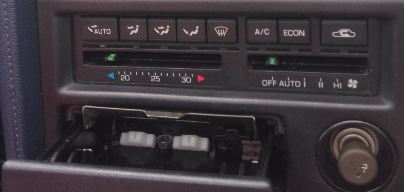 HVAC Slider (Toyota Supra A70 Mk3) görsel 3