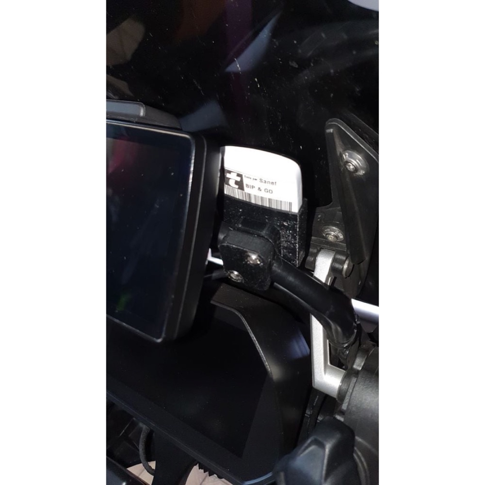 Otoyol Geçiş Cihazı Tutucusu (BMW R1200GS Uyumlu) görsel 2