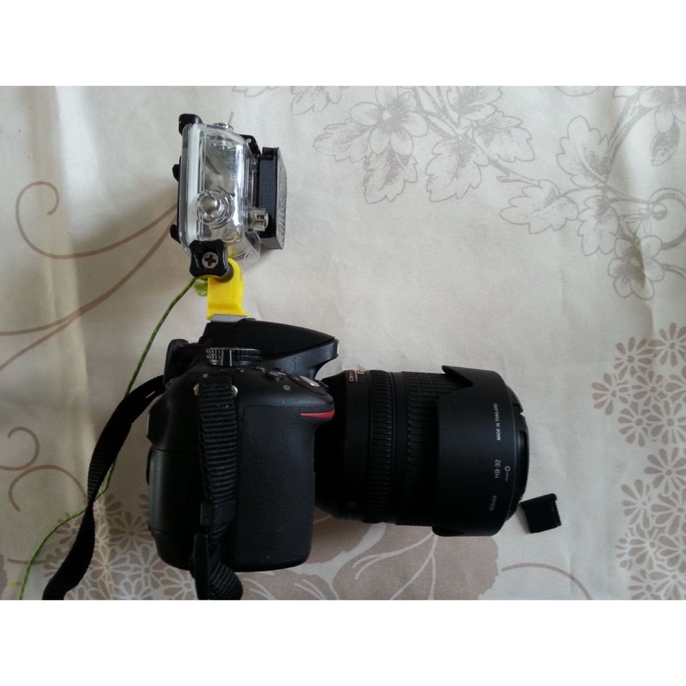 Nikon DSLR Flaş Yuvasına Takılan GoPro Bağlantı Aparatı görsel 2