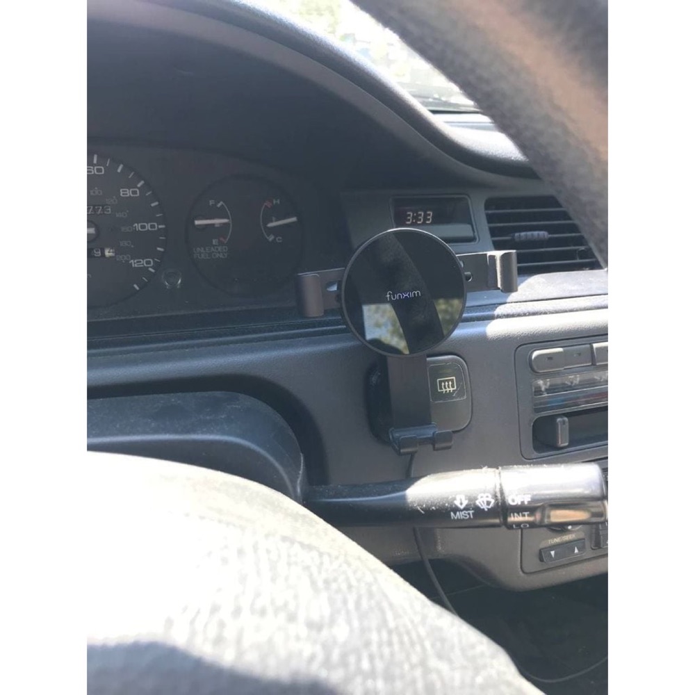 Honda Civic EG aksesuar düğmesi yerine telefon tutucu
