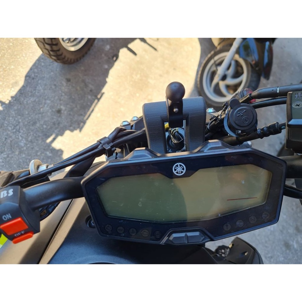 Yamaha MT-07 Gösterge Üstü Ön Montaj Barı görsel 3