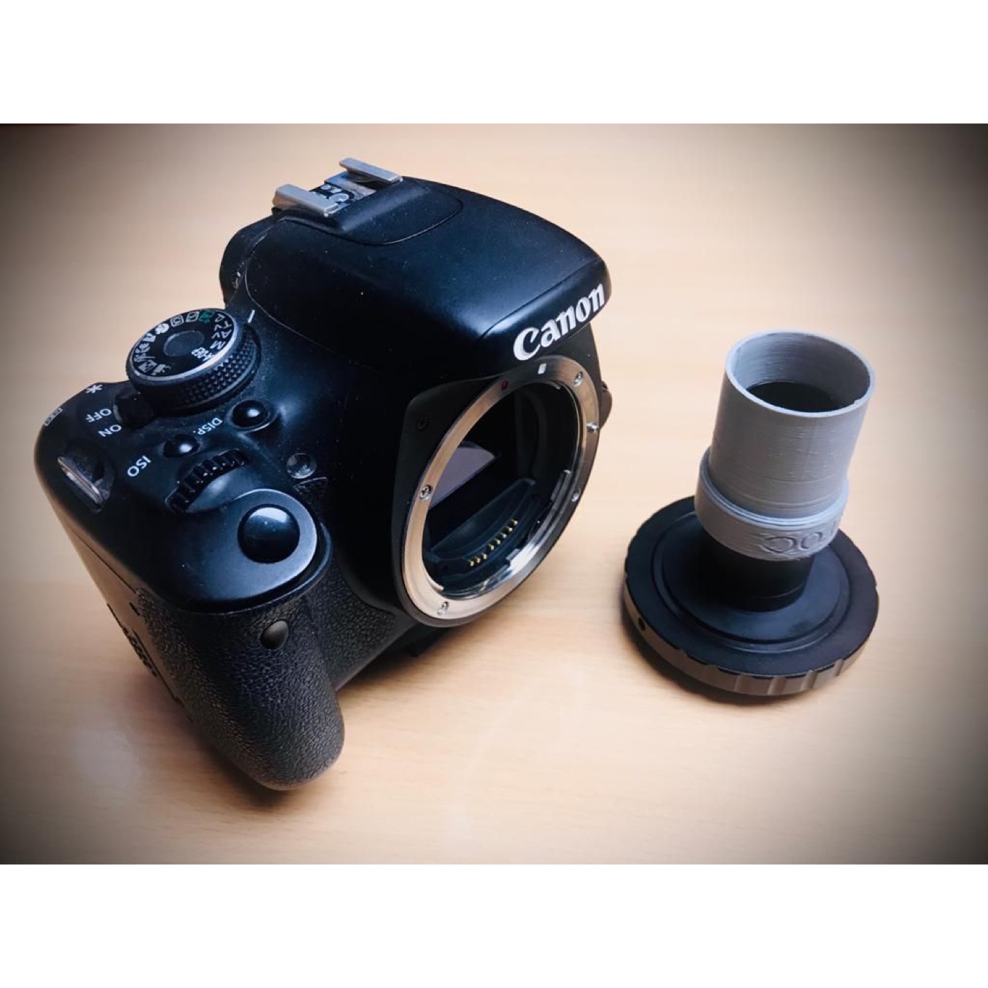 Canon Fotoğraf Makinesi için Mikroskop Optik Adaptörü görsel 2