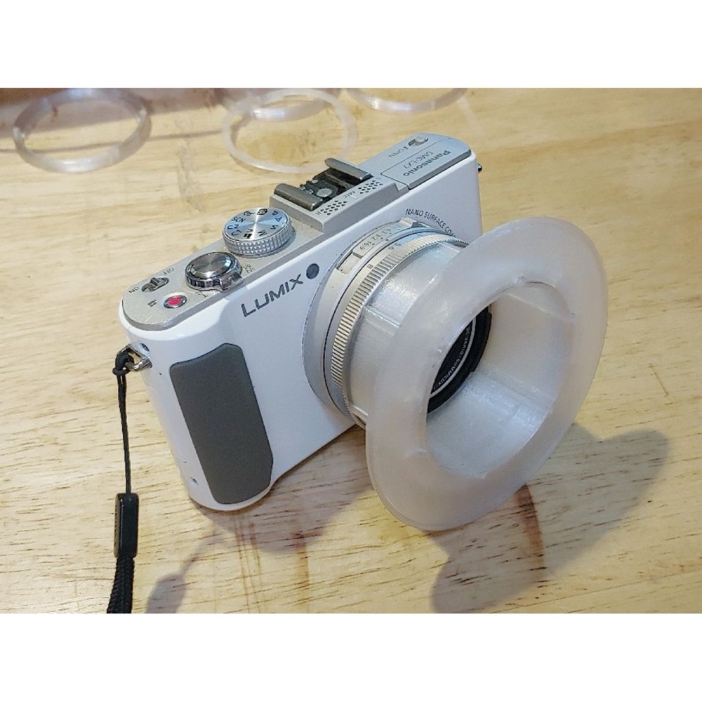 Panasonic Lumix LX7 için Neewer Makro Halka Işık Adaptörü